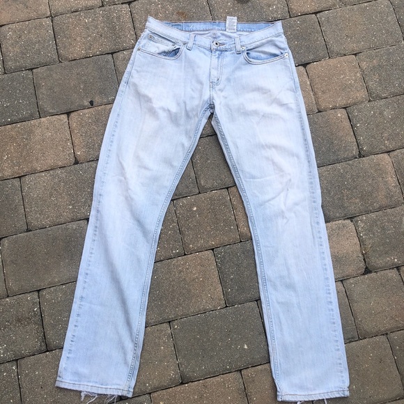 Vtg Levi’s Premium White Wash Mid Rise  Jeans - Picture 3 of 4